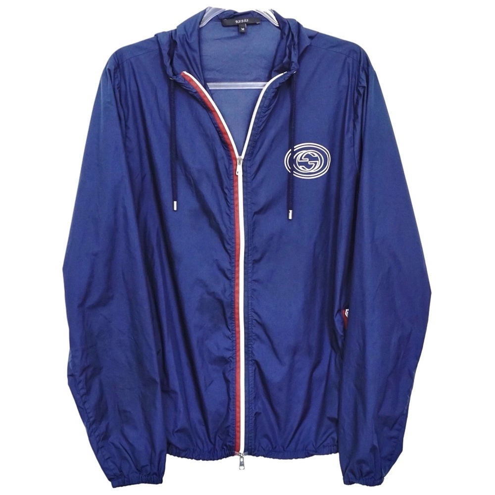 Gucci GG Logo Hooded Windbreaker